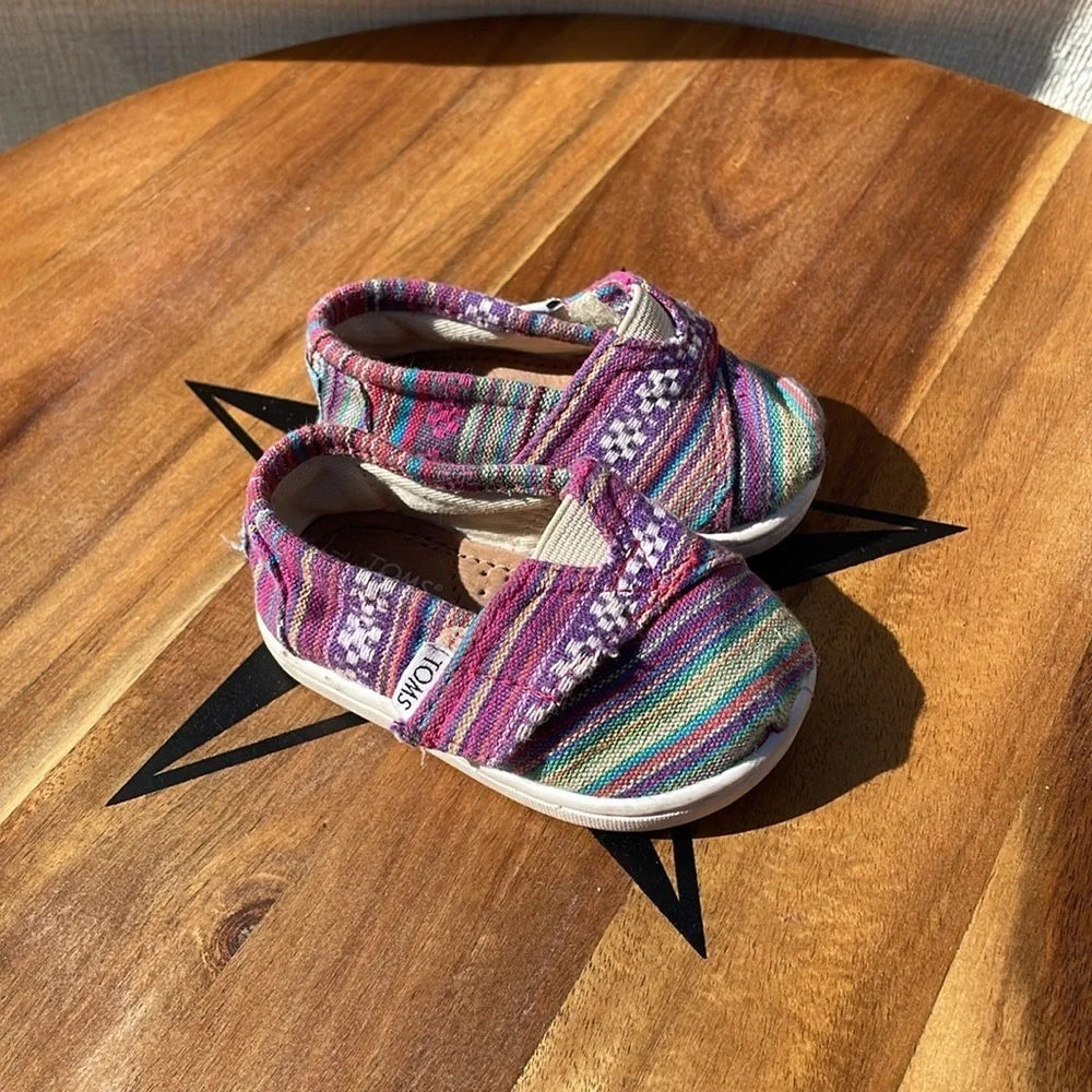 Toms Baby Infant Purple  Shoes - Size T3
